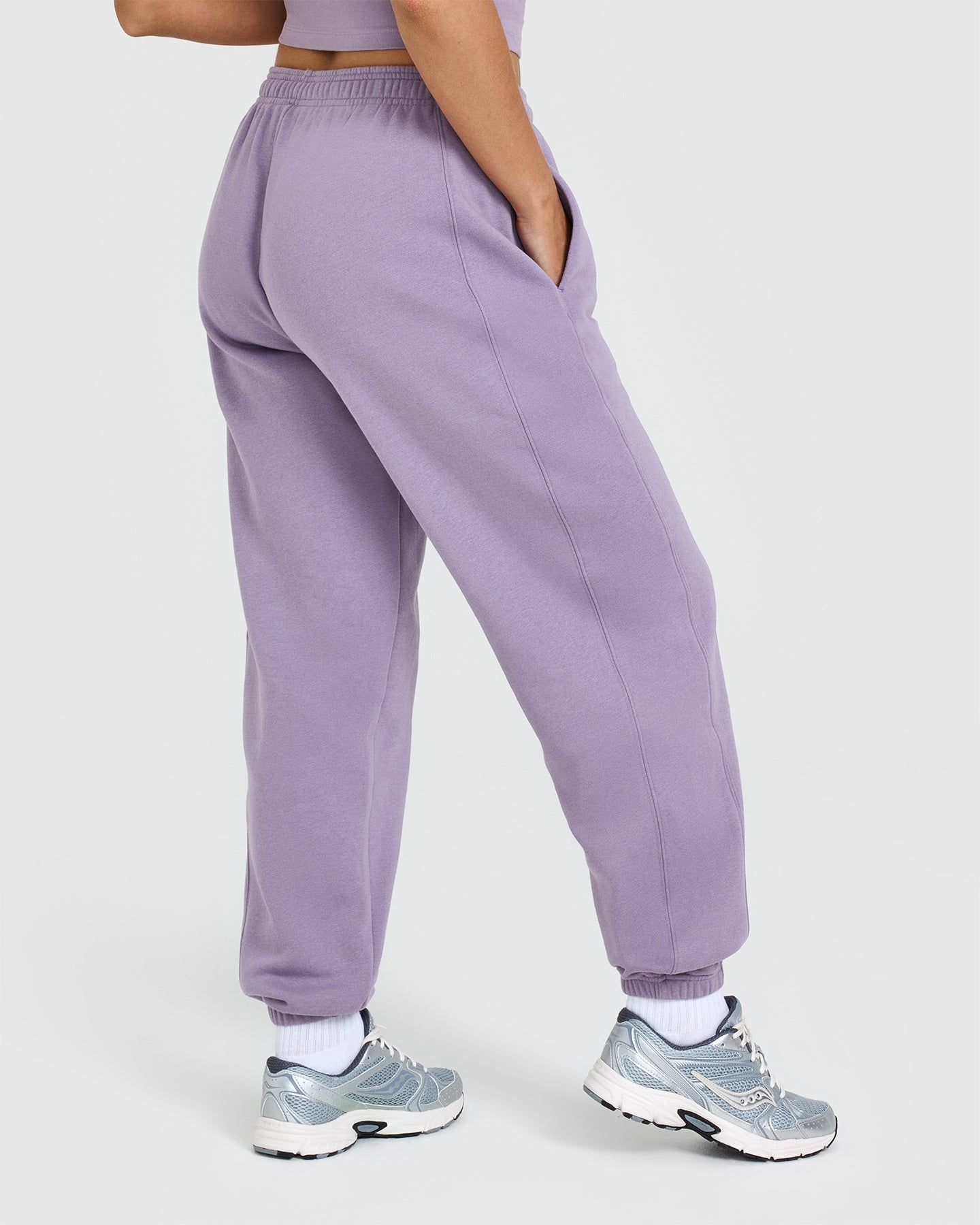 Foundations Jogger With Printed Graphic | Soft Purple
