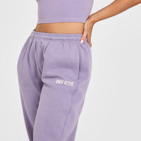 Foundations Jogger With Printed Graphic | Soft Purple