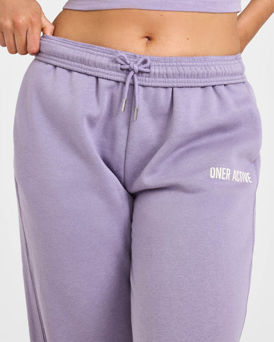 Foundations Jogger With Printed Graphic | Soft Purple