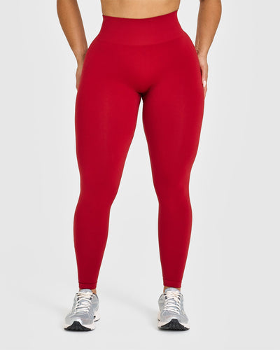 Effortless Seamless Leggings | Toasted Red