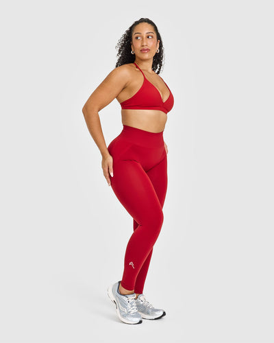 Effortless Seamless Leggings | Toasted Red