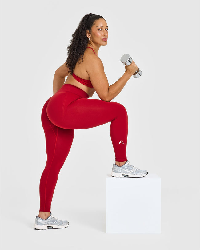Effortless Seamless Leggings | Toasted Red