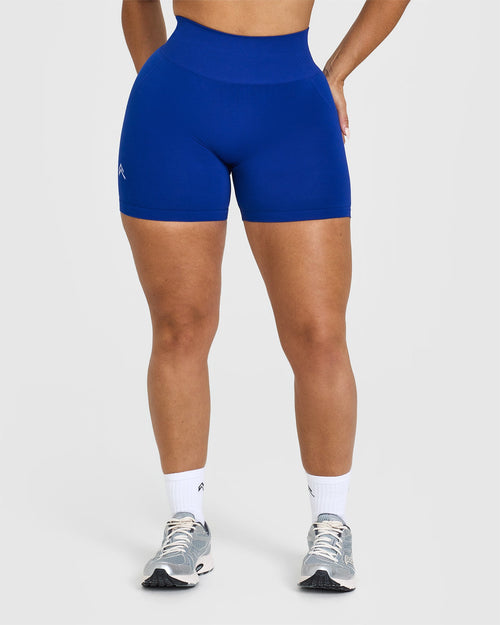 Oner Modal Effortless Seamless Shorts with White Logo | Strong Blue