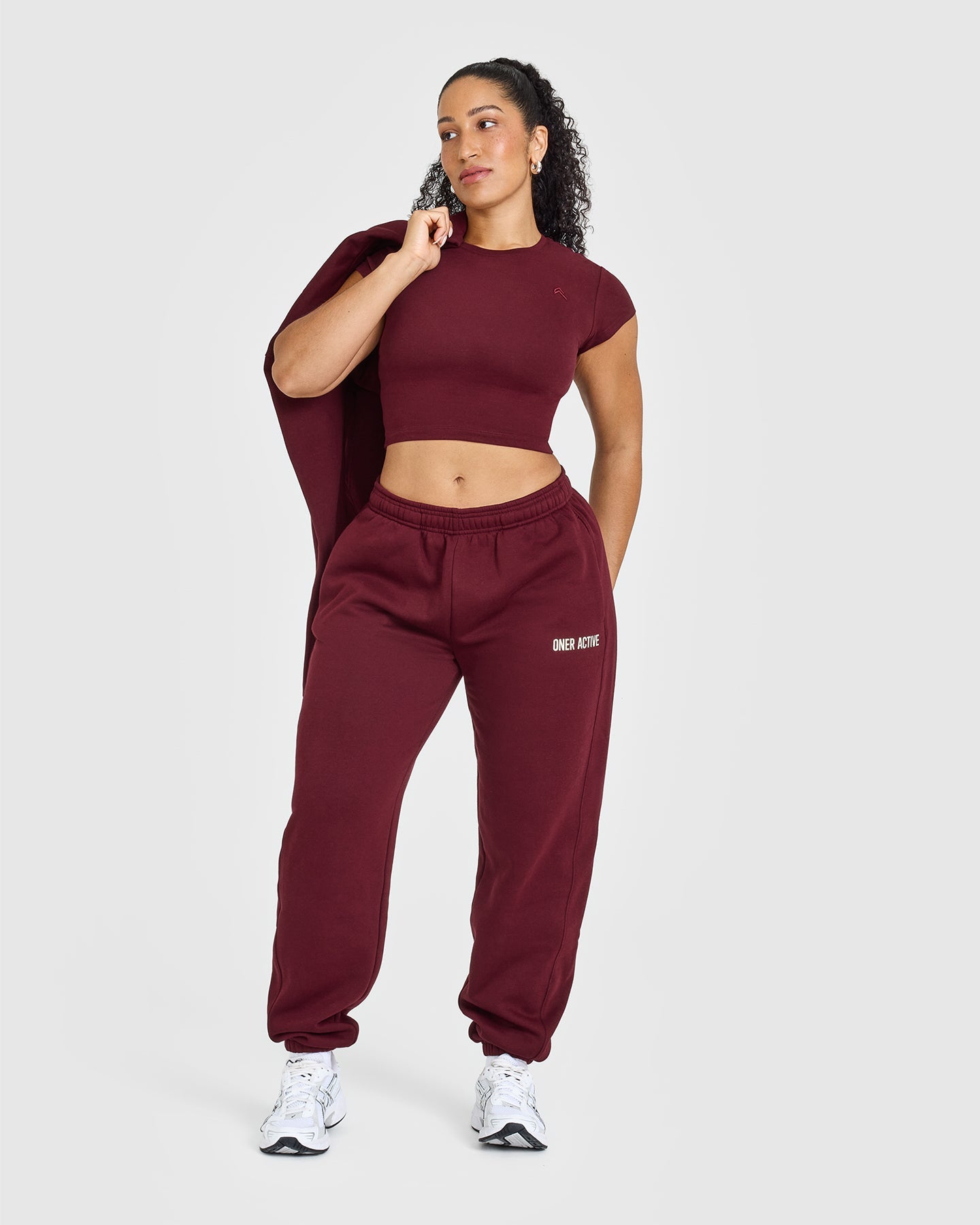 Foundations Jogger With Printed Graphic | Rosewood