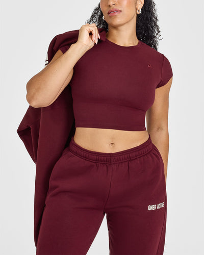 Foundations Jogger With Printed Graphic | Rosewood