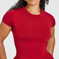 Mellowâ„¢ Soft Mid Short Sleeve T-Shirt | Toasted Red