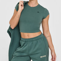 Foundations Jogger With Printed Graphic | Iced Green