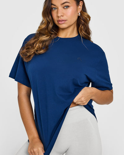 Classic Oversized Lightweight T-Shirt | Midnight