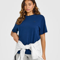 Classic Oversized Lightweight T-Shirt | Midnight