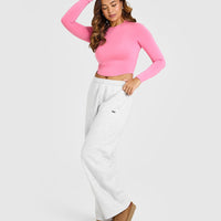 Mellowâ„¢ Soft Mid Long Sleeve Top | Peony Pink