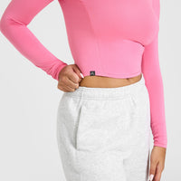 Mellowâ„¢ Soft Mid Long Sleeve Top | Peony Pink