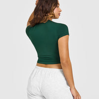 Mellowâ„¢ Soft Mid Short Sleeve T-Shirt | Racing Green