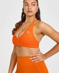 Unified Micro Bralette | Flame Orange