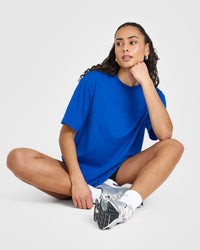 Classic Oversized Lightweight T-Shirt | Cobalt