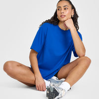 Classic Oversized Lightweight T-Shirt | Cobalt