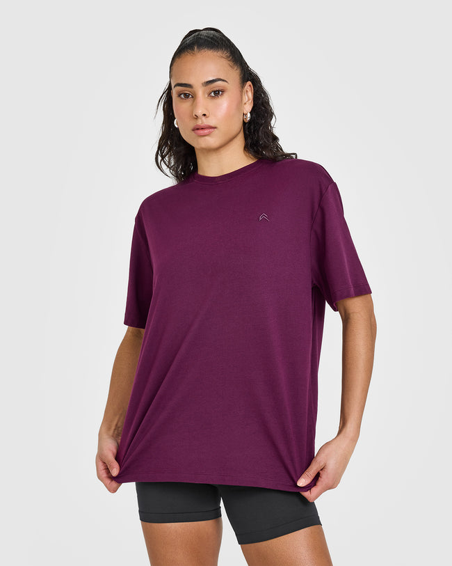 Classic Oversized Lightweight T-Shirt | Ripe Fig
