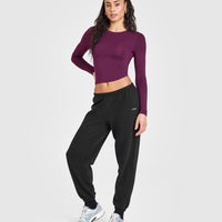 Mellow™ Soft Mid Long Sleeve Top | Ripe Fig