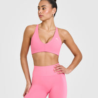 Unified Micro Bralette | Peony Pink