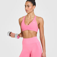 Unified Micro Bralette | Peony Pink