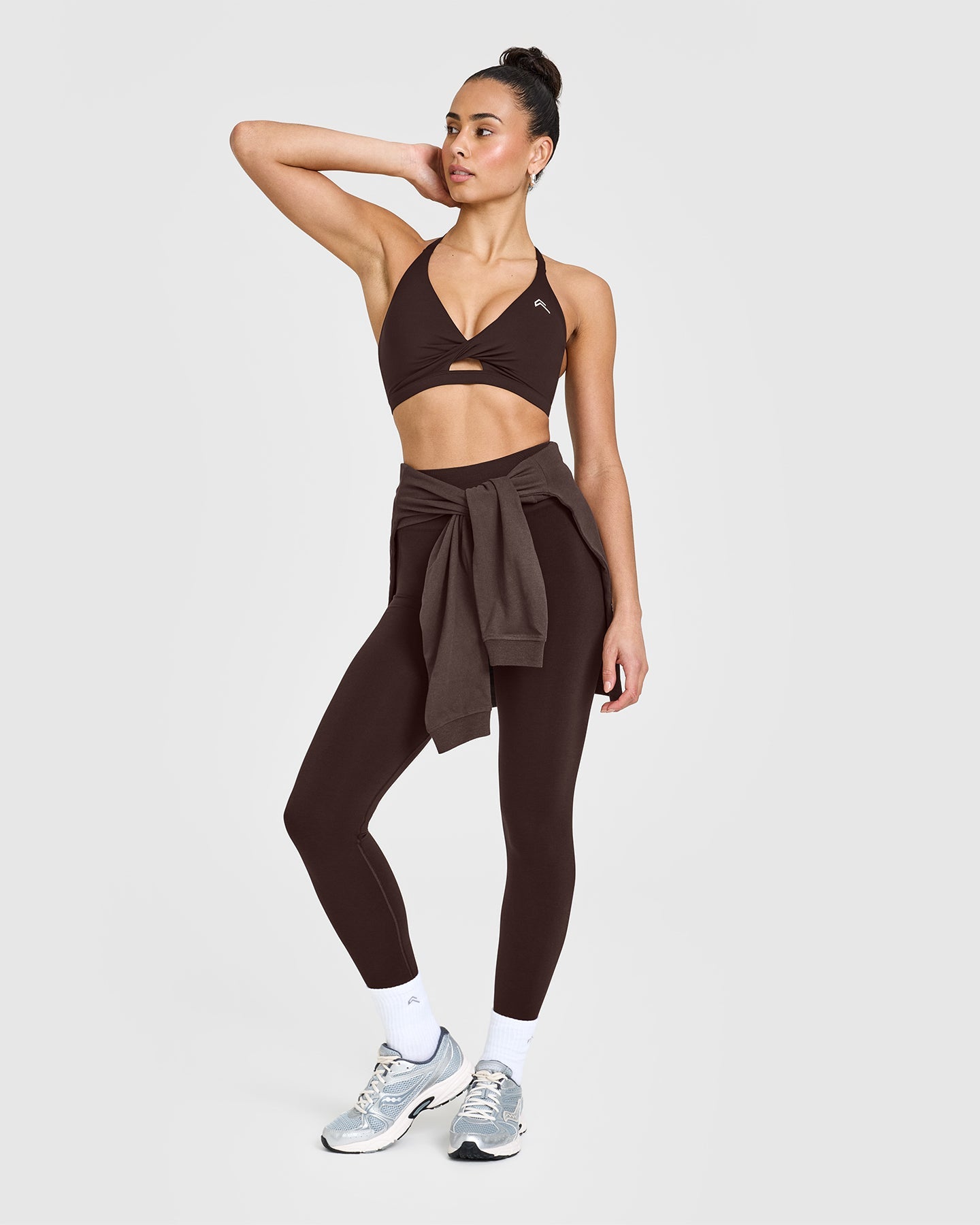 Unified Twist Sports Bra | 70% Cocoa