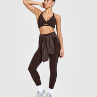 Unified Twist Sports Bra | 70% Cocoa