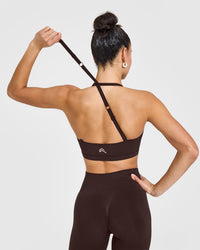 Unified Twist Sports Bra | 70% Cocoa