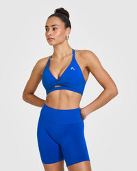 Unified Twist Sports Bra | Cobalt Blue