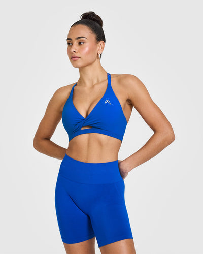Unified Twist Sports Bra | Cobalt Blue