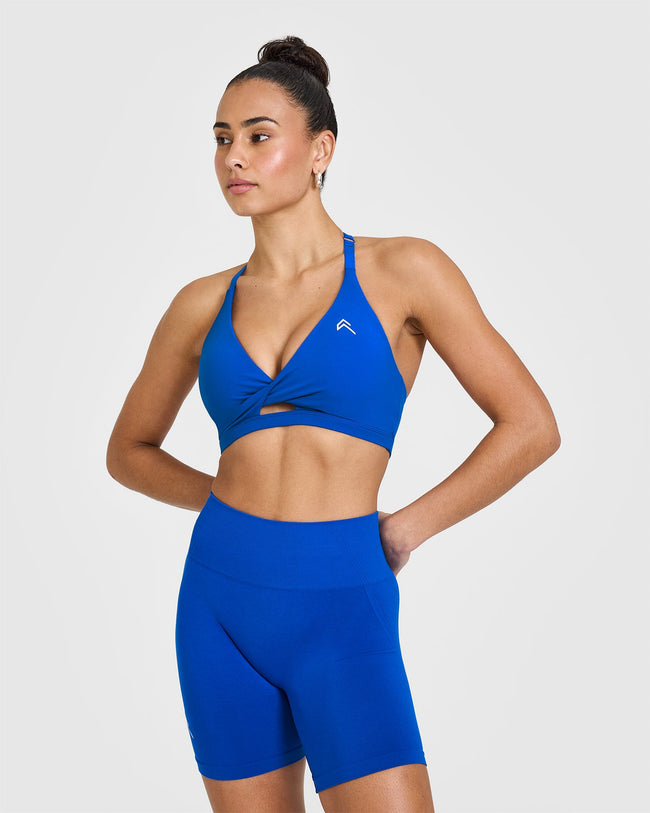 Unified Twist Sports Bra | Cobalt Blue