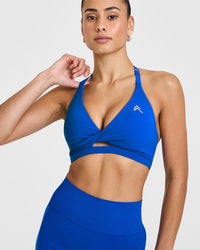 Unified Twist Sports Bra | Cobalt Blue