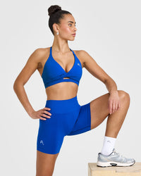 Unified Twist Sports Bra | Cobalt Blue
