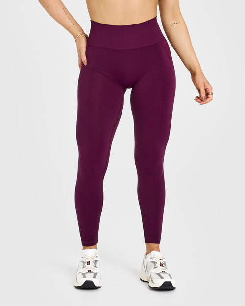 Oner Modal Effortless Seamless Leggings with White Logo | Ripe Fig