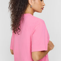 Classic Oversized Lightweight T-Shirt | Peony Pink