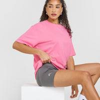 Classic Oversized Lightweight T-Shirt | Peony Pink