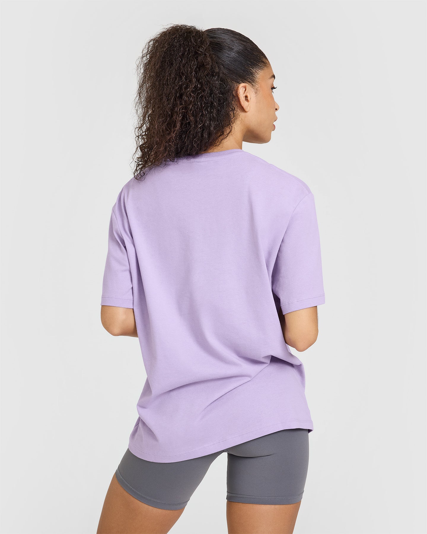 Classic Oversized Lightweight T-Shirt | Wisteria Purple