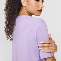 Classic Oversized Lightweight T-Shirt | Wisteria Purple