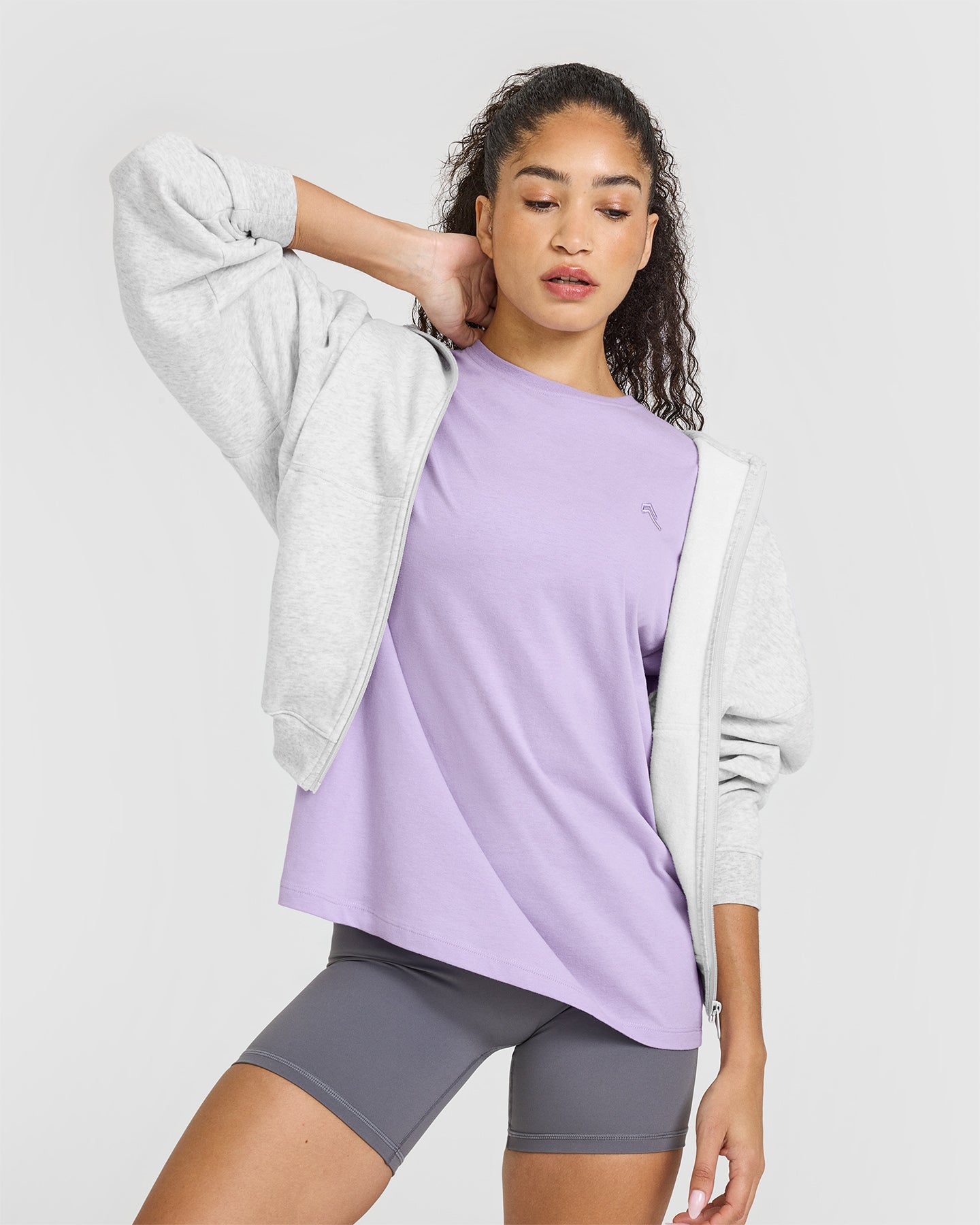 Classic Oversized Lightweight T-Shirt | Wisteria Purple