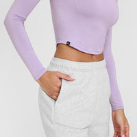 Mellowâ„¢ Soft Mid Long Sleeve Top | Wisteria Purple