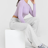 Mellowâ„¢ Soft Mid Long Sleeve Top | Wisteria Purple