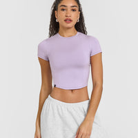 Mellow™ Soft Mid Short Sleeve T-Shirt | Wisteria Purple