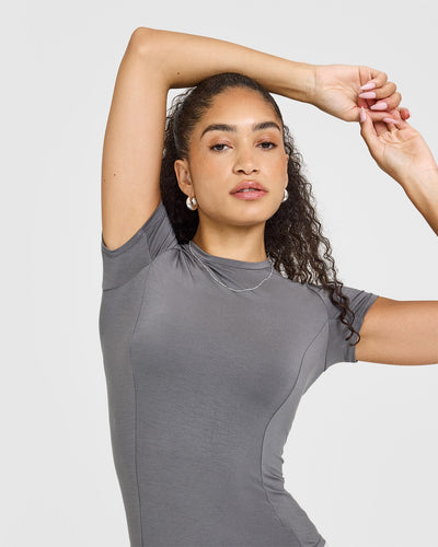 Mellow™ Soft Short Sleeve T-Shirt | Ash Grey