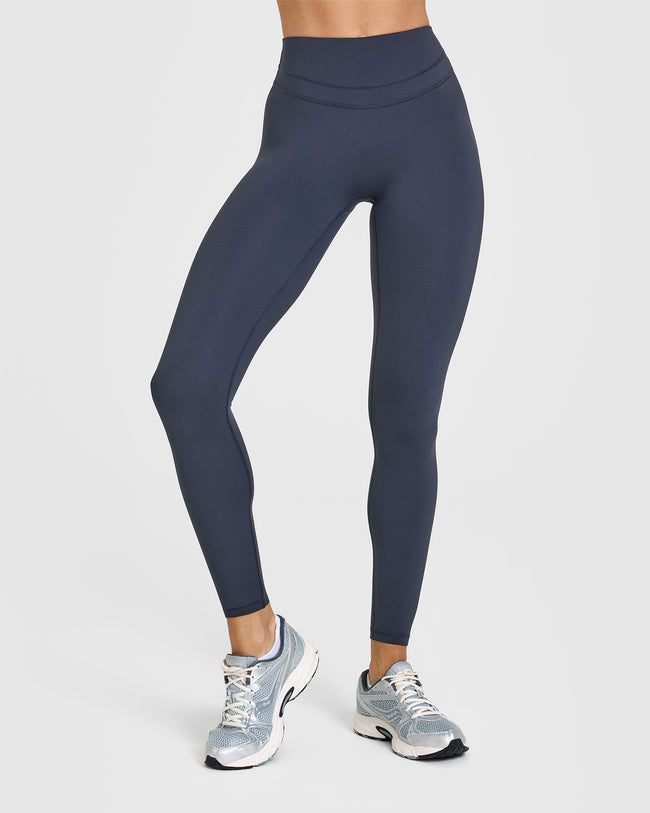Unified High Waisted Leggings | True Blue