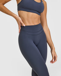 Unified High Waisted Leggings | True Blue