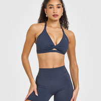 Unified Twist Sports Bra | True Blue