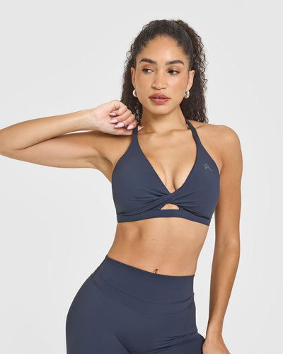 Unified Twist Sports Bra | True Blue