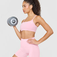 Everyday Cross Over Bralette | Petal Pink