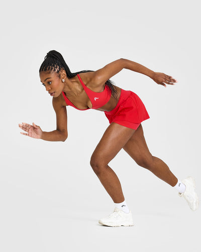 Unified Double Layer Shorts 5" | Muscle Mommy Red