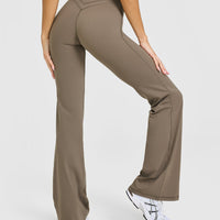 Unified Wrap Flared Bottoms | Moss Brown