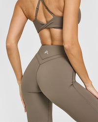 Unified Wrap Flared Bottoms | Moss Brown