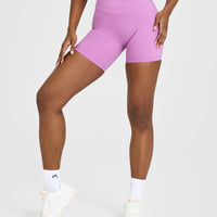Unified High Waisted Shorts 6" | Orchid Purple